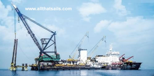 Pipe Lay Barge For Sale in South East Asia